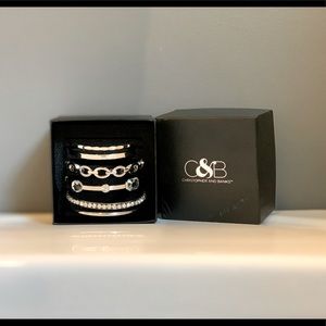 Christopher and Banks Silver Bracelet Set